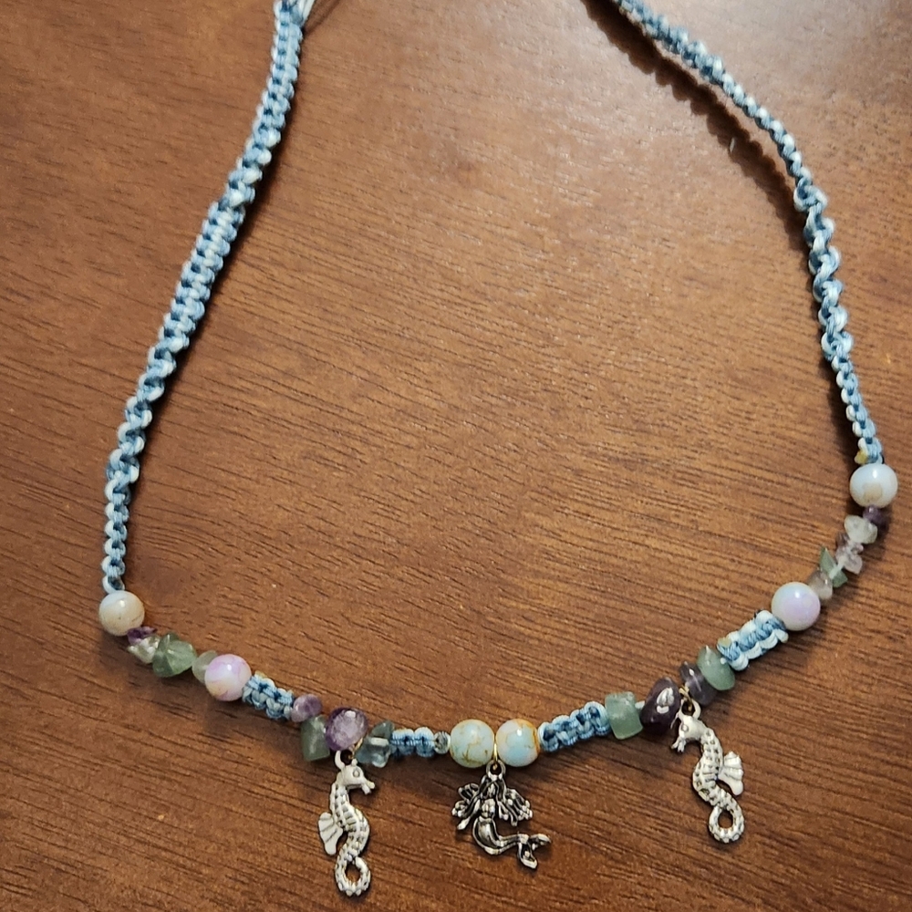 Handmade macrame jewelry